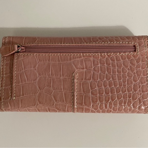 New Pink Snake Print Wallet - Picture 2 of 3